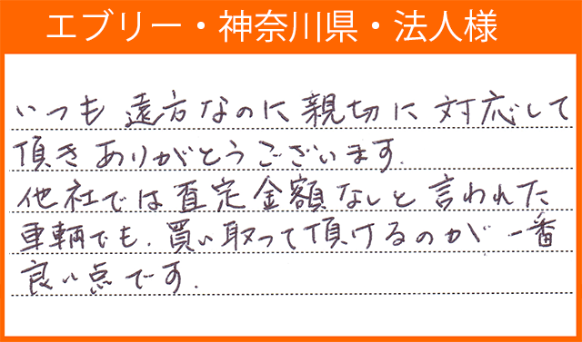 廃車買取、高価